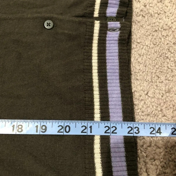 Patagonia Fitted Wool Brown Hooded Button Sweater Size Small - Picture 8 of 8